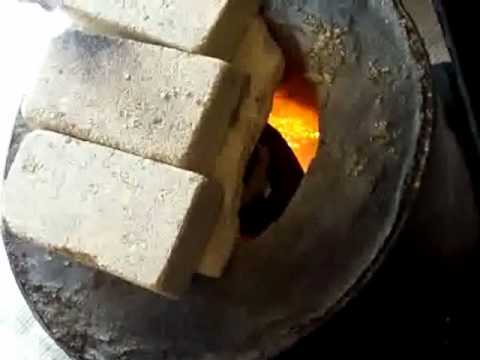 Gas fired furnace homemade for casting Aluminium