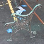 How to restore a cast iron bench